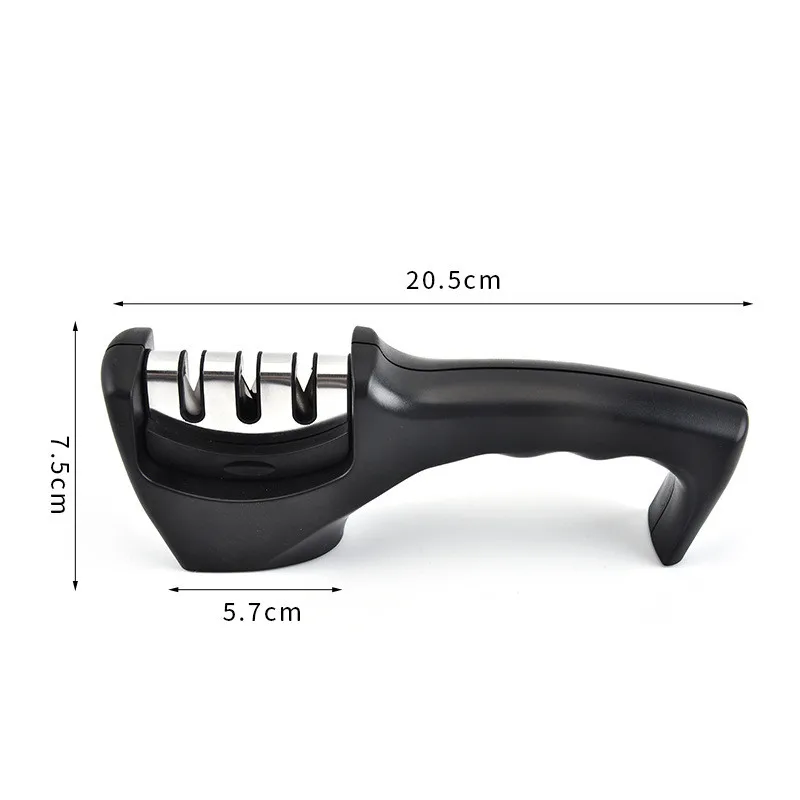 
Black Mini Edge Grip 2 Stage Knife Sharpener 