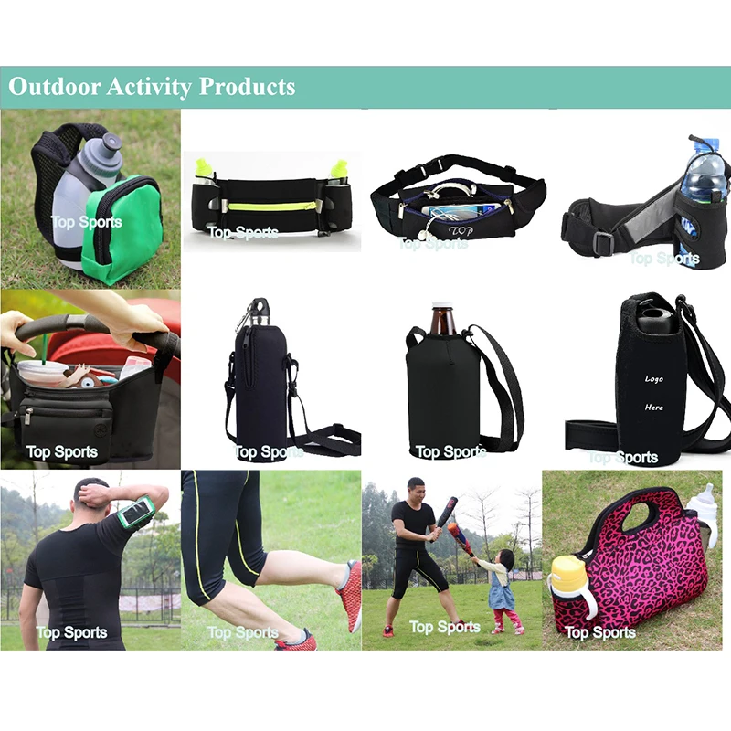 Sublimation Blank Neoprene Golf Ball Washer Pouch Waterproof Pocket