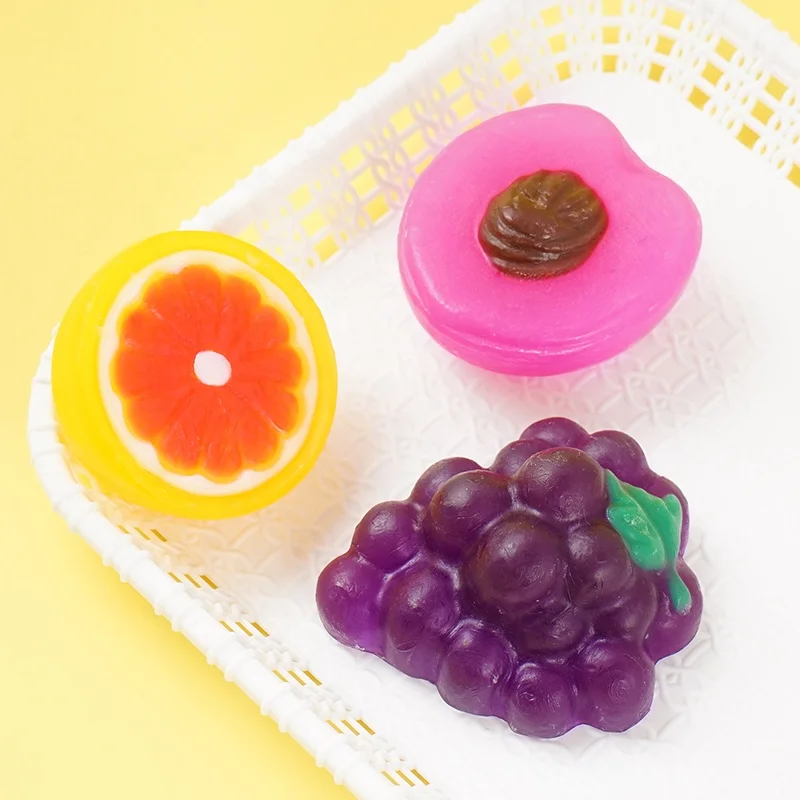 

Custom Gift Natural Vegan Handmade DIY Soap Wash hands Bath Clean Kids Fruit Scent Shape Soap, Customized color