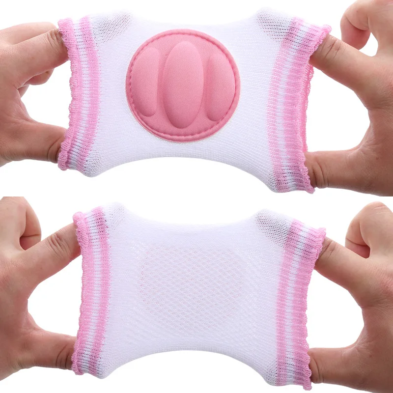 

Baby Knee Pads Crawling Cotton - 2021 New Collection Elbow Leg Warmers Breathable Anti Slip Protector for Toddler Infants Girls, Customized color