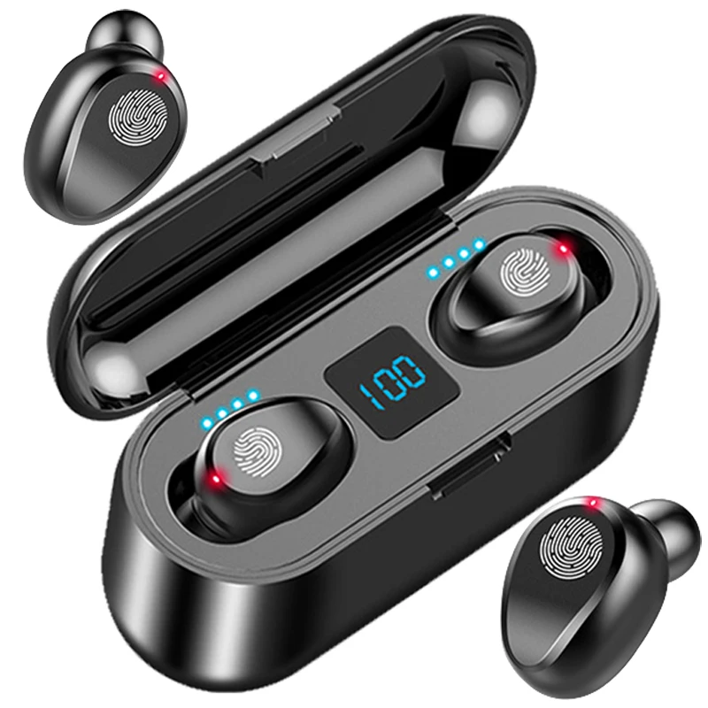 

2021 best sound quality f9 tws earbuds headphones audifonos bluetooth aud fonos inalambricos