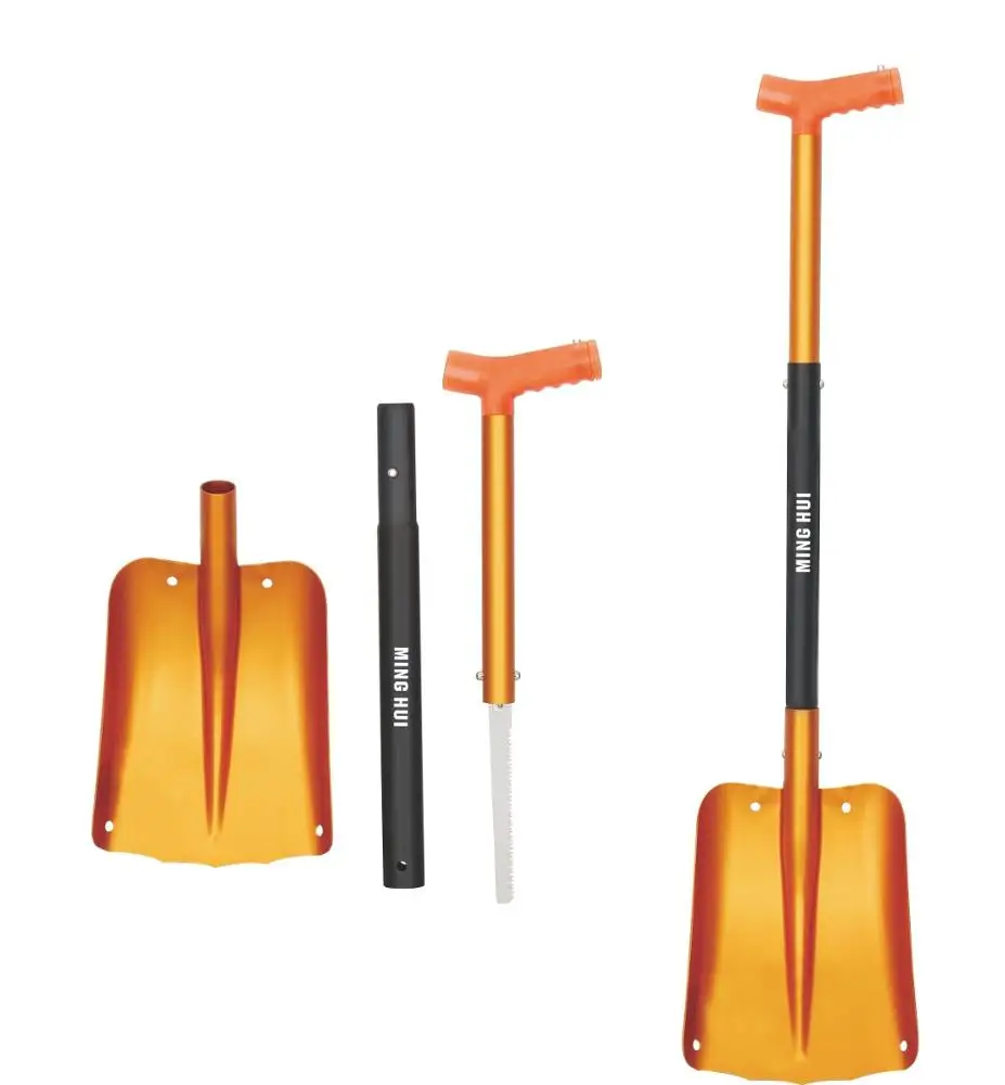 
Aluminum Lightweight Snow Shovel for Car Outdoor Camping avalanche Emergency, Collapsible Snowboard Shovel 