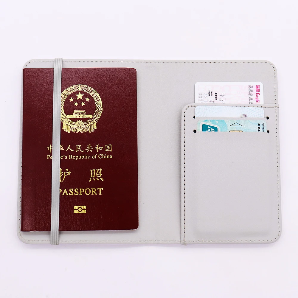

Double Print Pu Leather Sublimation Passport Cover Blank Passport Wallet Custom Dye Print Passport Holder