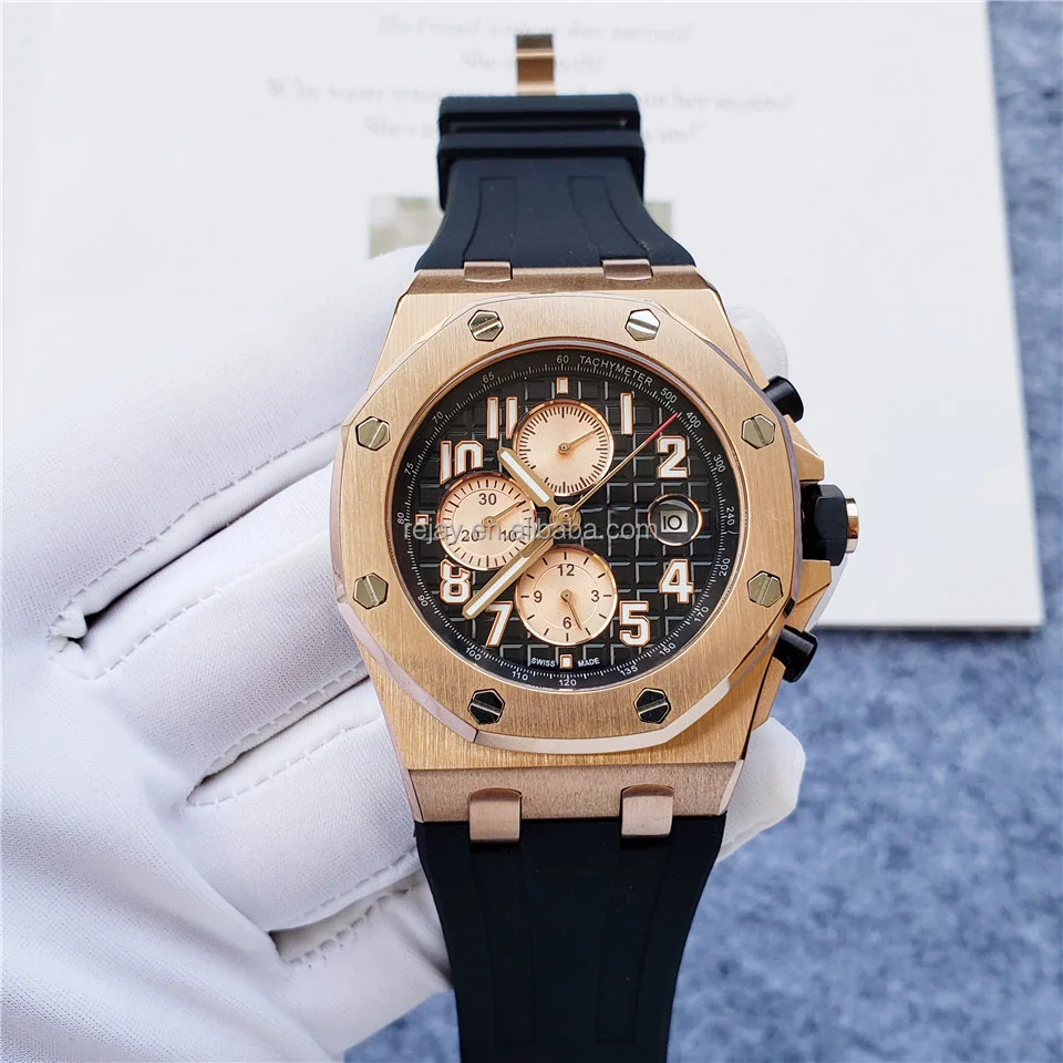 

Oak Self-wind Swiss Watches Men Automatic Mechanical Men Watch 42mm Sapphire Crystal Army Stainless Steel Business Wristwatches