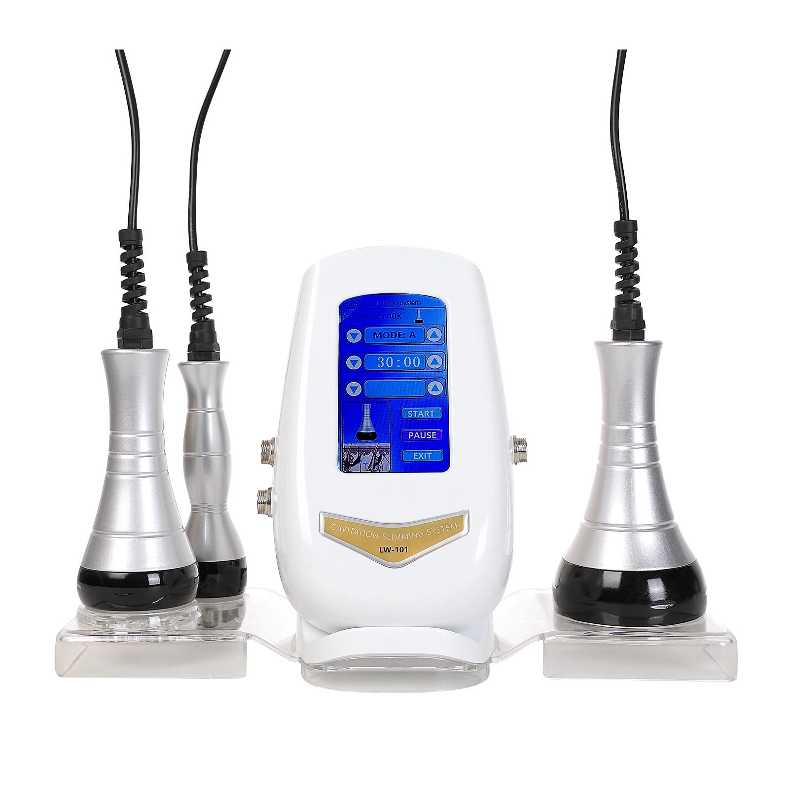 

3 in 1 Ultrasonic RF Vacuum 40K Cavitation Slimming Machine Beauty Device Facial Massager for Weight loss Slim