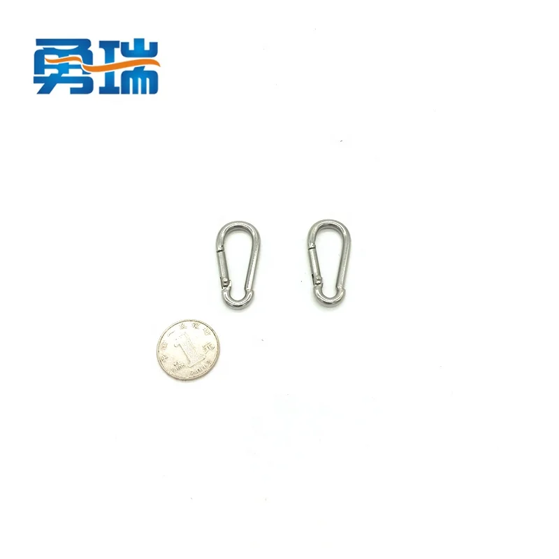 
Widely Used 304 stainless steel M4 snap hook Carabiner 