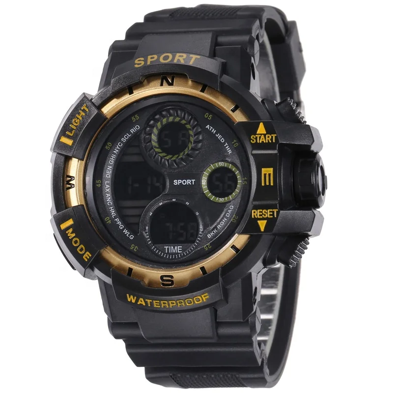 

hot sale man digital wrist watch cheap sports watches