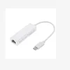 High Speed RJ45 10/100 Gigabit Wired Internet Cable USB3.1 Type-C Ethernet Network For Macbook Windows Systems Adapter[White]