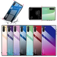 

for Samsung Galaxy Note 10 gradient color glass case color change phone case