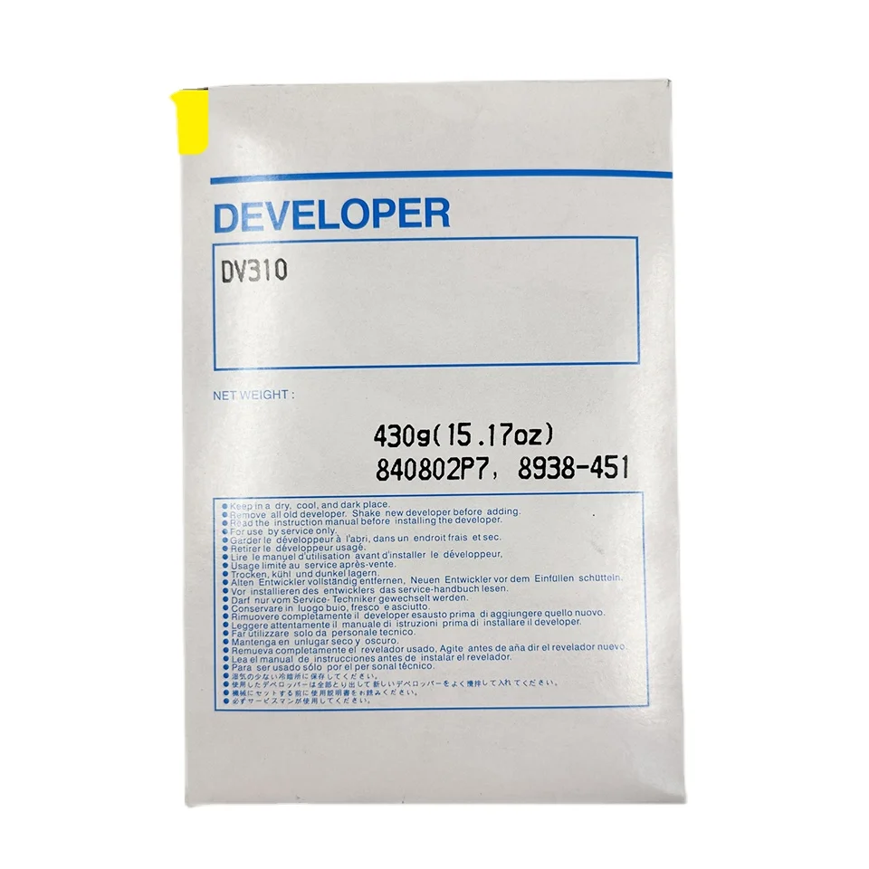 Original DV310 Carrier for Konica Minolta BH200 BH222 250 282 350 362 Black Developer