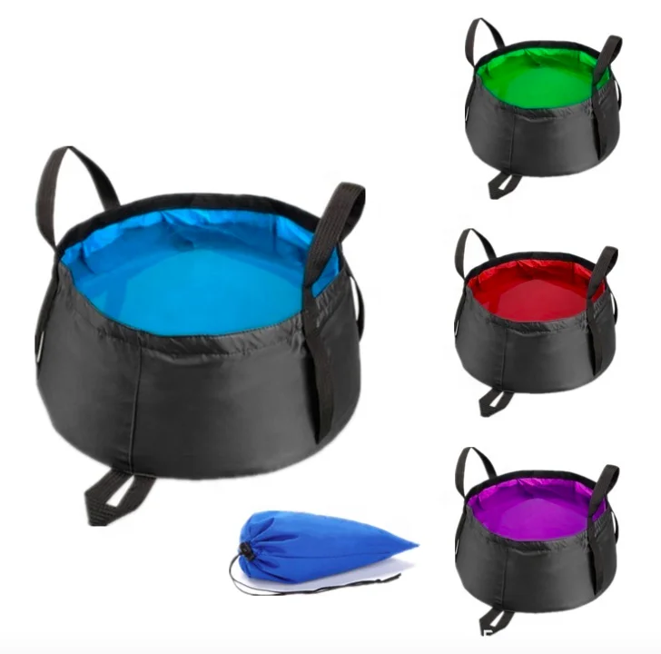 

Ultralight 8.5l Portable Folding Washbasin Camping Outdoor Survival Waterbag