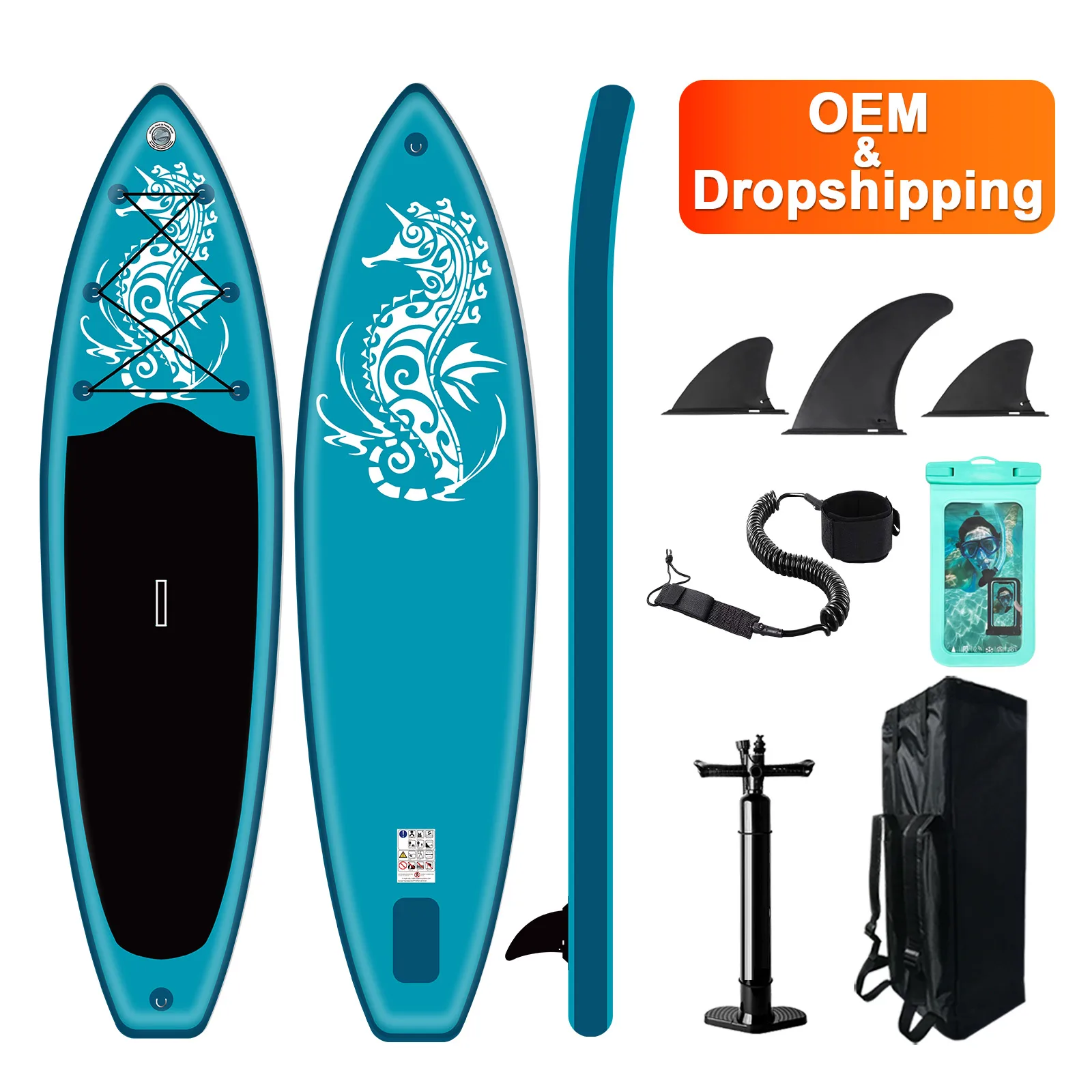 

FUNWATER Dropshipping OEM Wholesale surfboard Inflatable SUP Stand Up Paddle Board touring paddl board water sport sup sub board