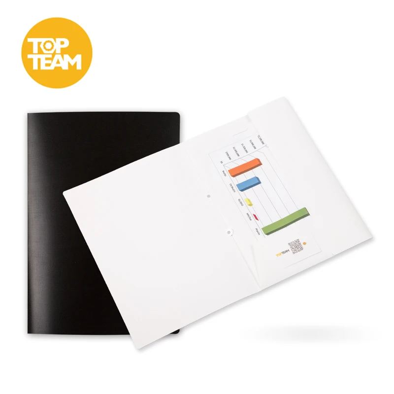 
TOPTAEM A4 PP plastic office conference presentation folder with pockets, portfolio file folder  (60682597353)