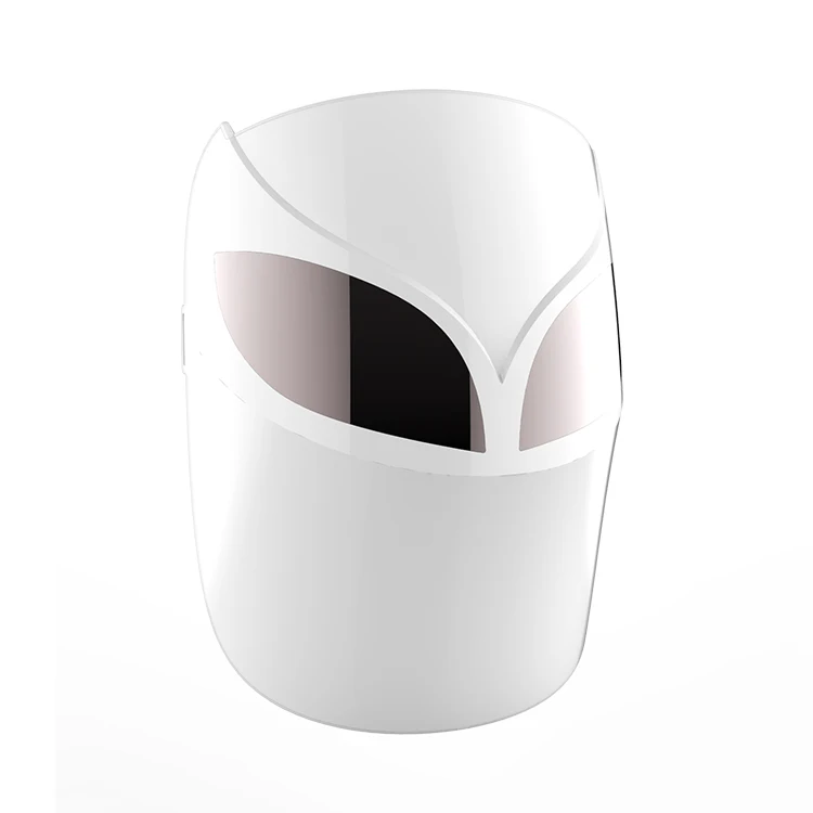 

Red light therapy facial led mask renewing portable face beauty photon with, White