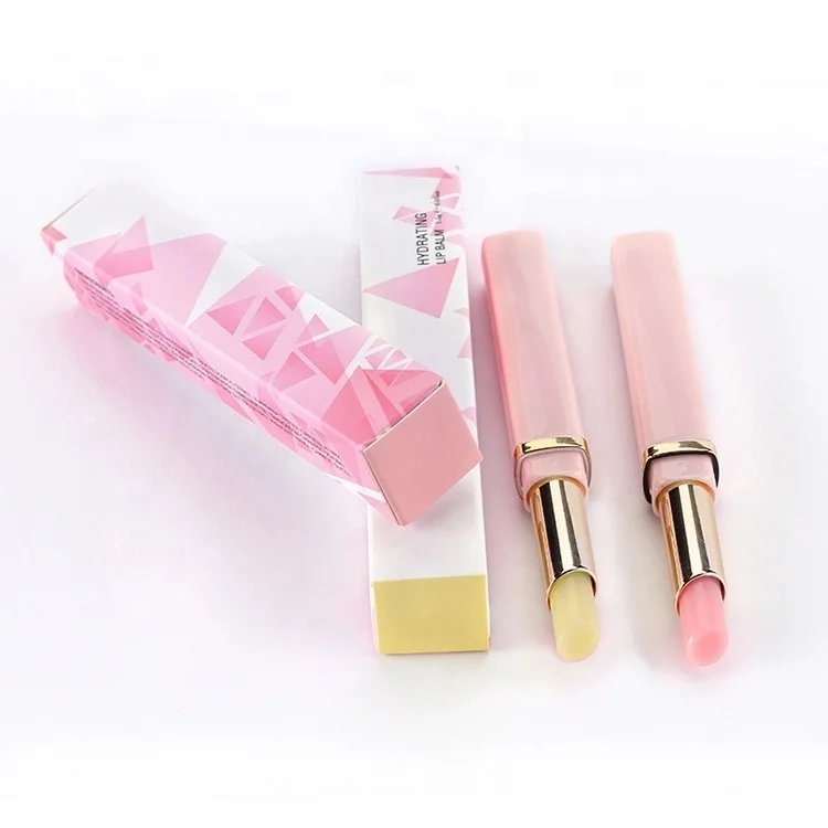 

cosmetics private label lip stick Custom your logo lip cosmetics with fruit flavor moisture lip balm
