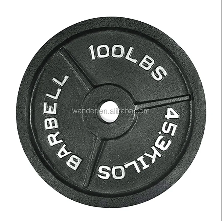 

Hot Selling Barbell Set Bumper Plates Rubber Weight Lifting Gym Tri Grip Weight Lifting Plates