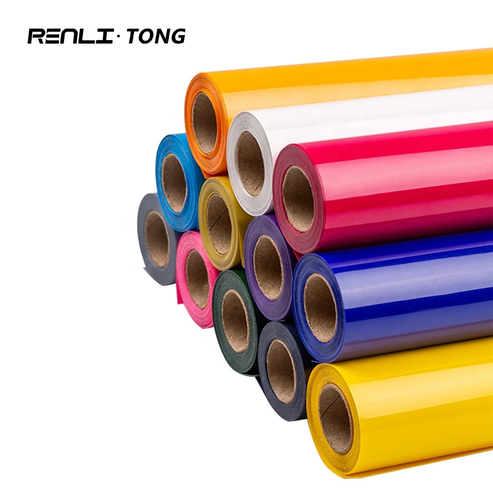 

Renlitong starcraft printable pvc glossy withsticky series wholesale silhouette heat transfer vinyl for clothing