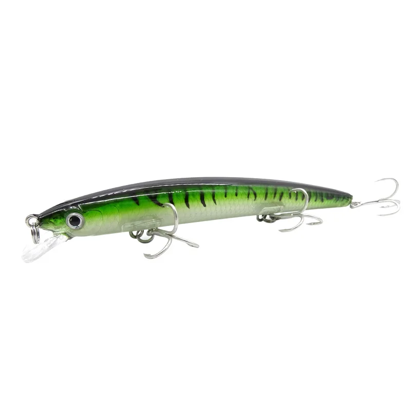 

Wholesale hot-selling fine surface fishing bait plastic hard bait minnow lure, Six color
