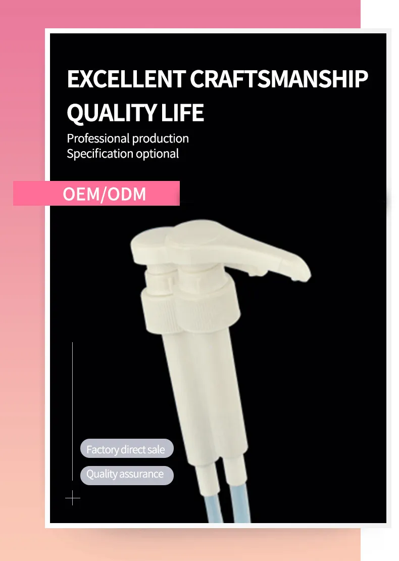 
Good quality safe food grade syrup pump plastic 28/410 syrup dispenser pump 