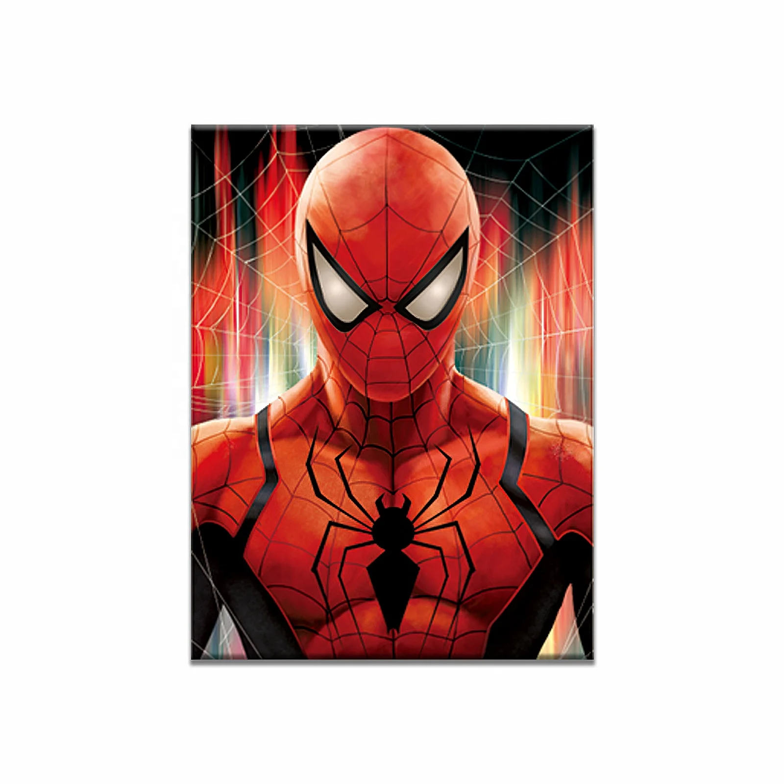 

Super Hero 3D Posters Movie Poster Spider Triple Transition Flip Wall Decor Living Room Artwork Lenticular Wall Sticker