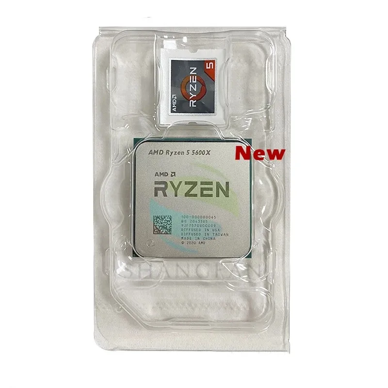 

NEW For Ryzen5 5600X R5 5600X 3.7 GHz Six-Core twelve-Thread 65W CPU Processor L3=32M 100-000000065 Socket AM4 NO cooler fan