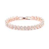 

Exquisite Crystal Charm Bracelet For Women Simple Diamond Bracelet Fashion Jewelry