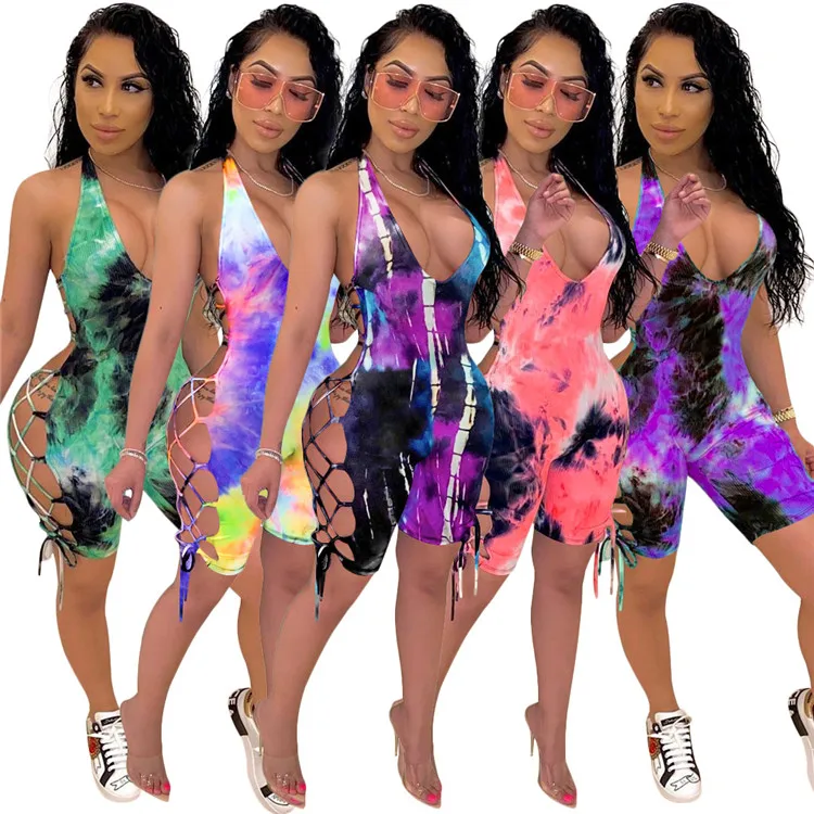 

D94097 hollow out jumpsuit lady new product 2020 popular one piece jumpsuit women