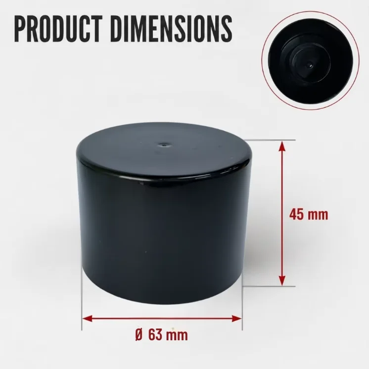 211 Double Shell Non-Spill Aerosol Can Plastic Cap White Tall Over-cap for Use with 3 Piece Straight Wall Can Chemical