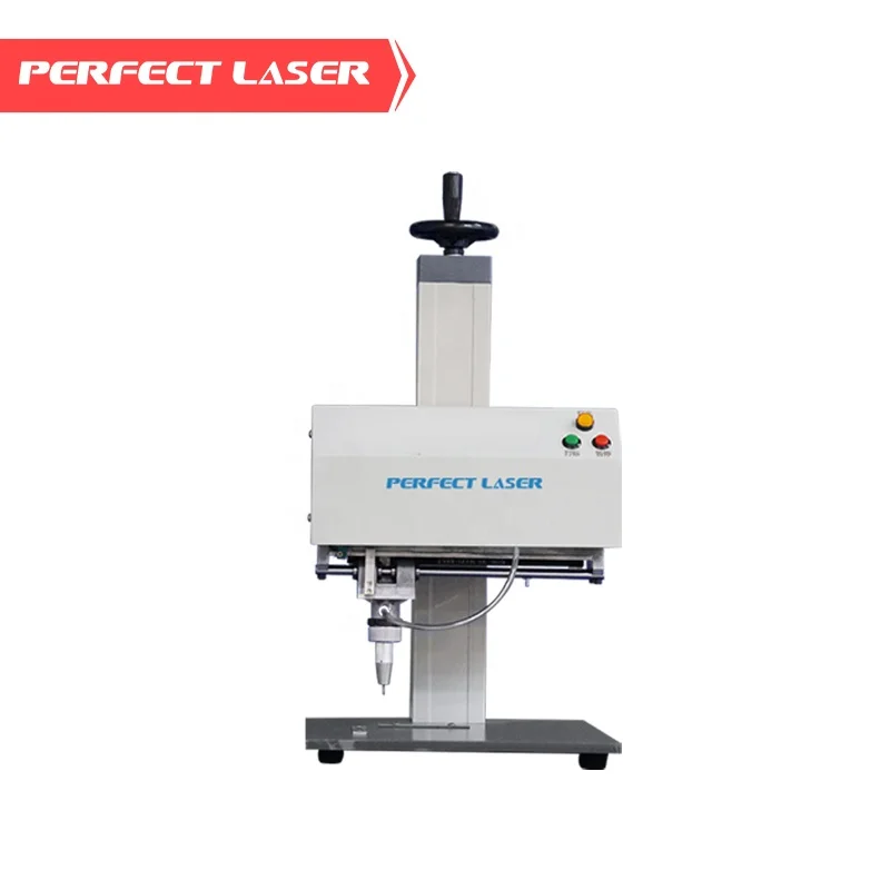 

Perfect Laser-Equipped with Electric Lifting Column Desktop Portable Aluminum Dot Peen Nameplate Metal Marking Engraving Machine