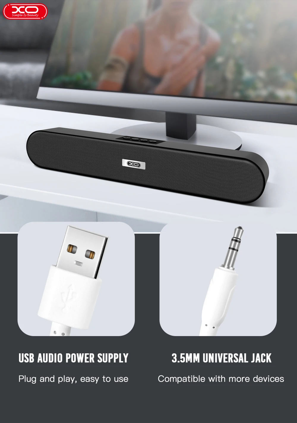 XO-F15 China Speakers Manufacture Long Table Handsfree Speaker Multi-function Connection Dual Sound Wireless Bluetooth Speaker - ANKUX.COM
