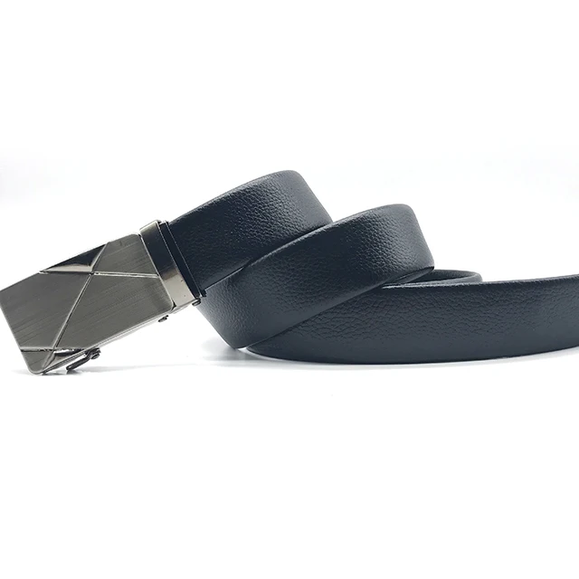 
Custom Wholesale Automatic Sliding pu Belt Automatic Buckle Belt PU Mens Belt 