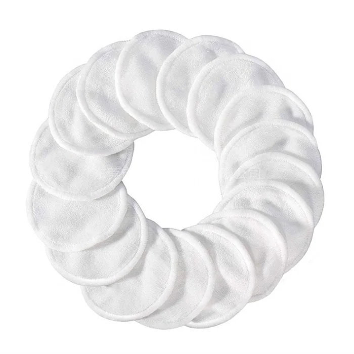 

Wholesale Makeup Removers Reusable Cotton Round Pads Organic Bamboo Makeup Remover Pads, White, black, pink, blue, yellow