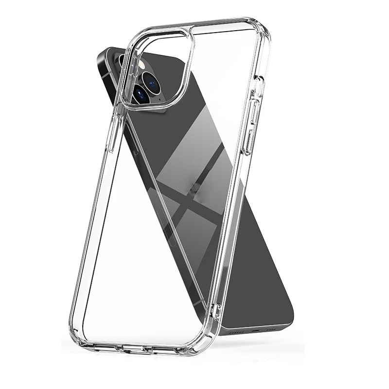 

Ultra Clear Shock Proof Mobile Smartphone Sublimation Pc Tpu phone Case Shell For Apple iPhone X XS XR 11 Pro Max 12 MIni, Transparent