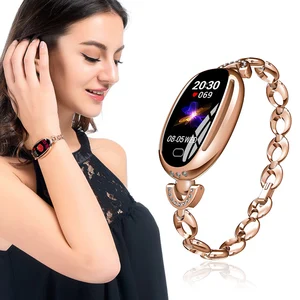 Fashion E68 Ladies Smart Watch Bracelet for Women Support Heart Rate Blood Pressure
