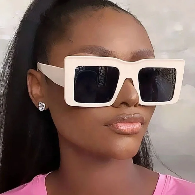 

379 Newest Trendy Sunglasses For Women Oversized Square Animal Print Sunglasses Leopard Made in China, 6 colors