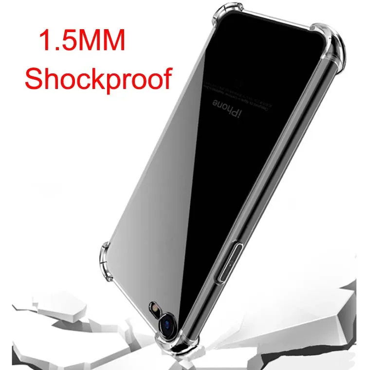 

Clear Shockproof Airbag Small Hole Design Camera Protector Soft Transparent Phone Back Cover Case for OnePlus 7 7T Pro 6T 8 Pro