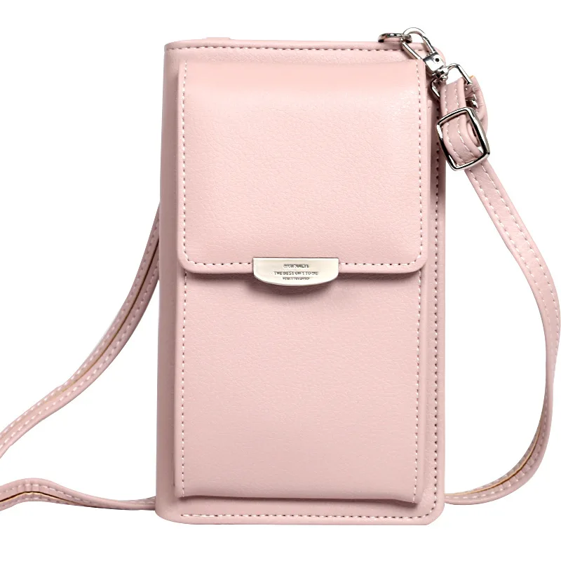 

Ladies Cell Phone Wallet Purse Small Mobile Phone Wallet Bag Women PU Leather Cellphone Crossbody Wallet, Customized color