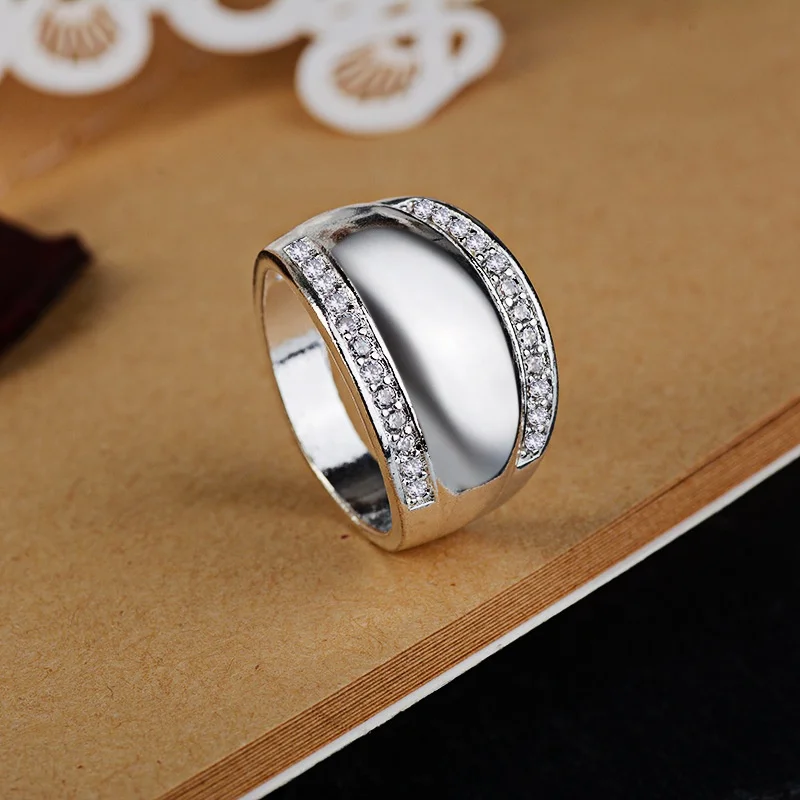 

Vintage Rings For Girls Accessories Fashion Female Finger Rings Silver Jewelry For Women Jewelry