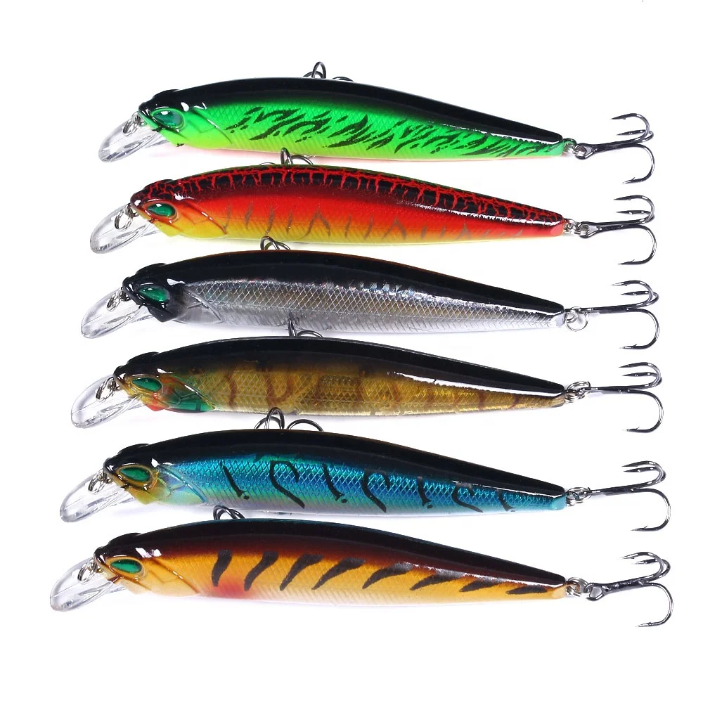 

Hot Sale China Supplier fishing lure plastic 115mm 13.5g In Stock Hard Plastic Lure, 6 colours available/unpainted/customized