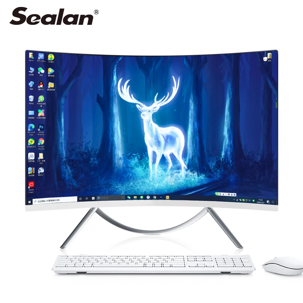 

SEALAN i3-3120  lcd oem factory monitor 8GB RAM 480GB SDD monoblock dual core four thread 2.5GHz all in one pc