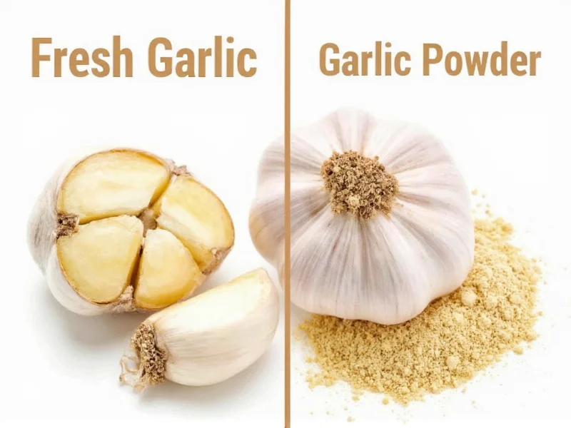 Fresh Garlic vs Garlic Powder: Key Differences Explained