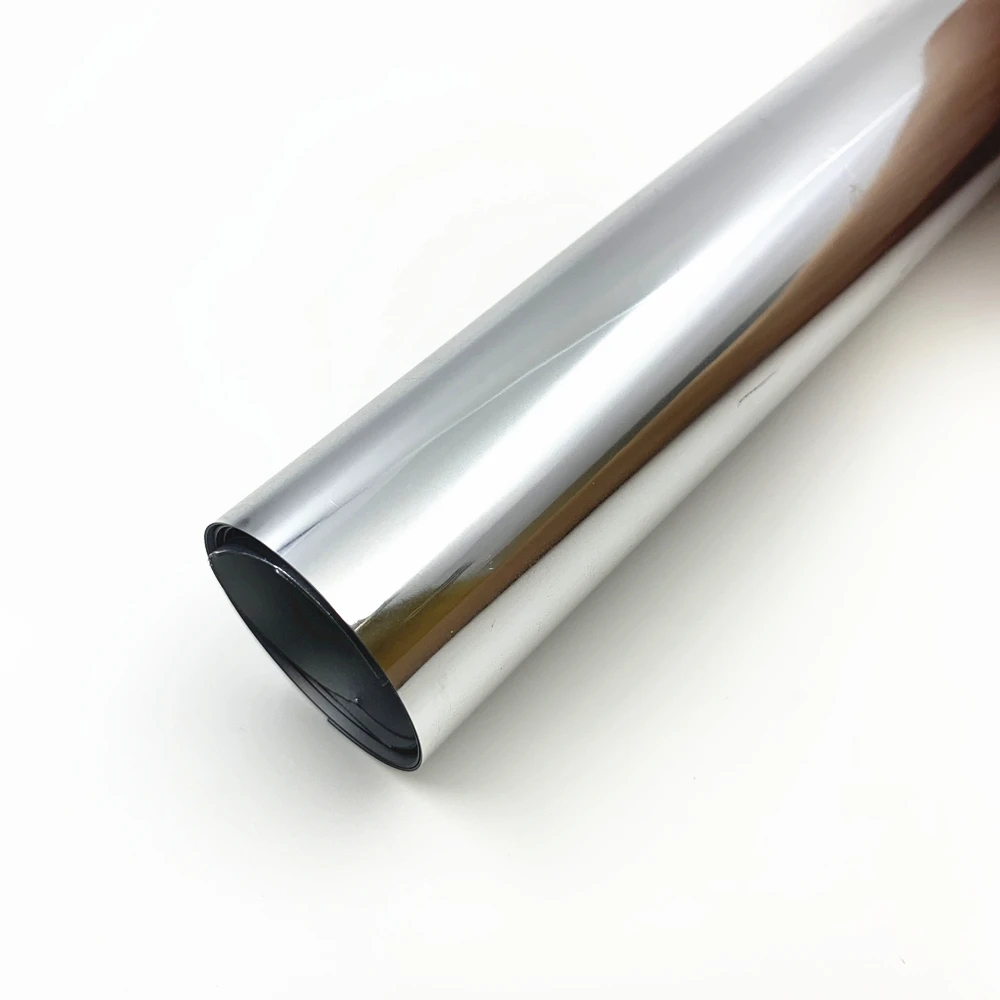 
Pure silver TPU metallic polyurethane film for reflective logos 