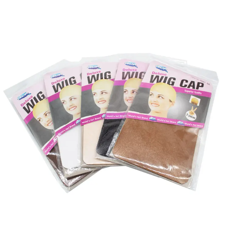 

Gloway Hair Styling Tools Wig Cap Women Wig Ventilated Black Nylon Material For Making Wigs, As picture