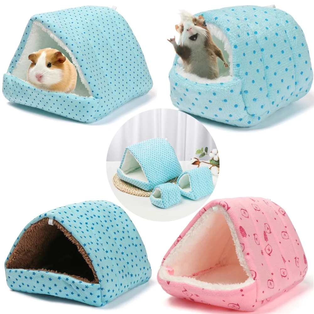 

Cute Small Animal Hammock Nest Ferret Rabbit Guinea Pig Rat Hamster Mice Soft Sleeping Bed Toy Warmer House Cave Pets Supplies