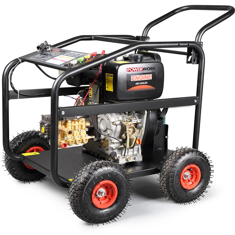 250bar 3600psi Diesel High Power Pressure Washer 3400rpm 13hp Diesel