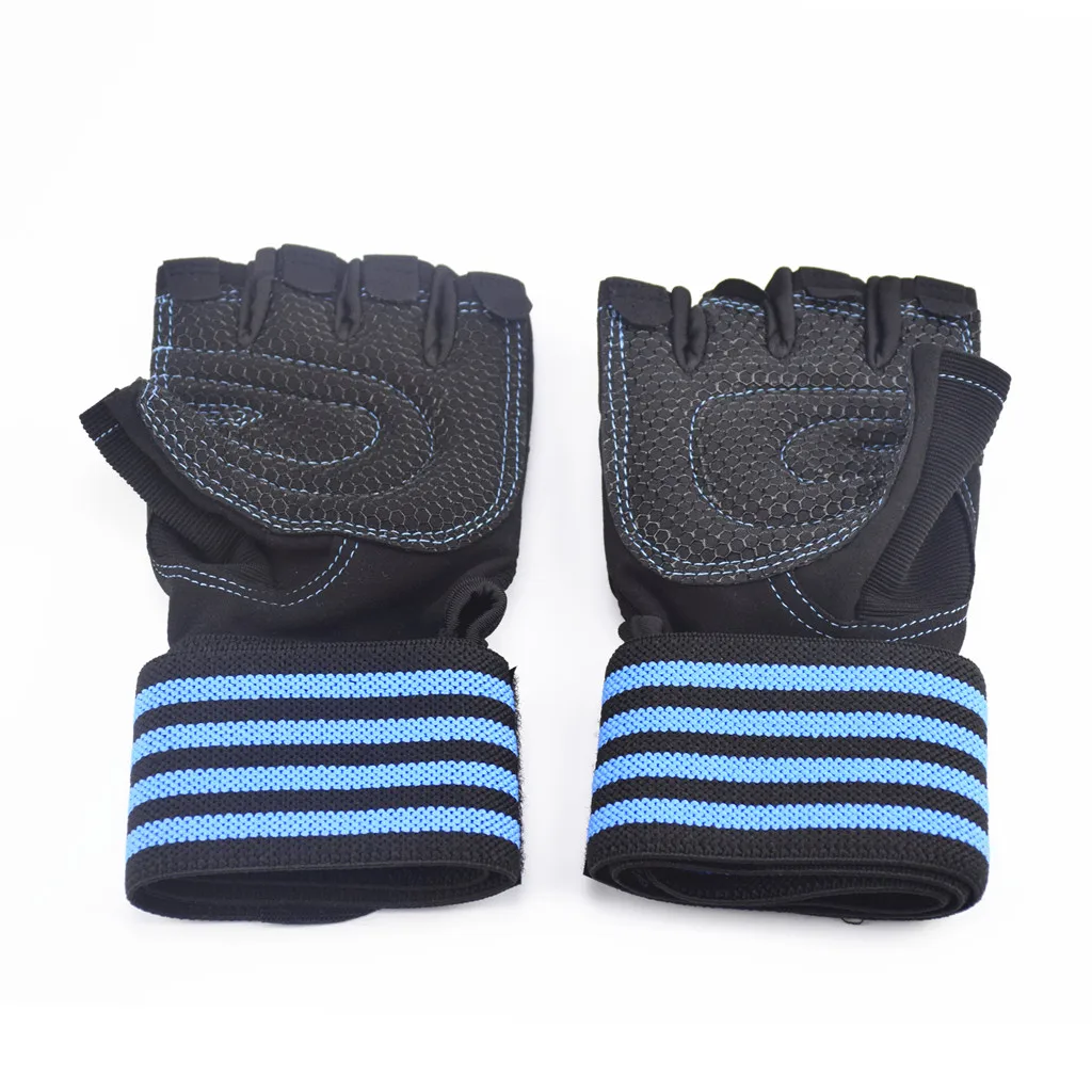 

TY Men Women Dumbbells Workout Gloves with Wrist Support Anti-Slip Gym Fitness Gloves for Weight Lifting Cross Training, 5colors