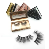 

High quality lashes3d wholesale vendor custom empty 100% natural mink lashes3d wholesale vprivate label eyelashes lash case