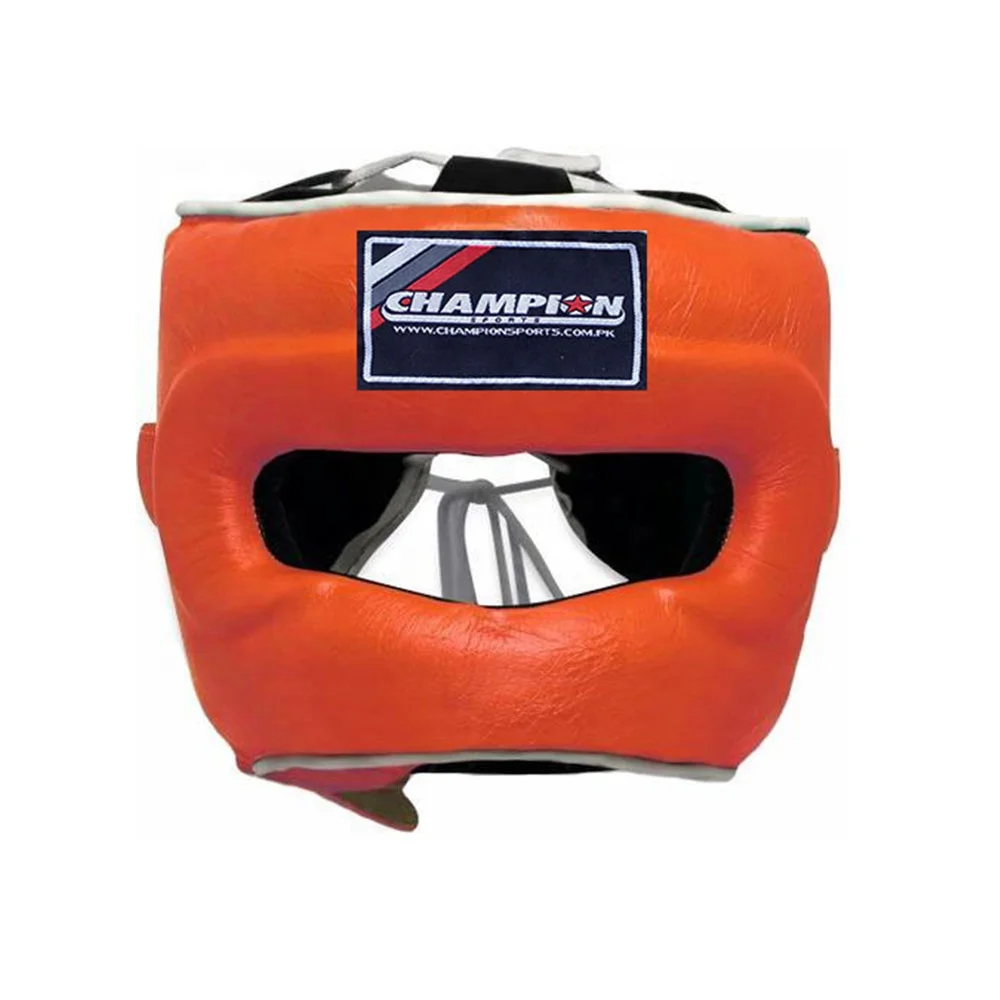 
boxing full face nose bar Head gears real leather head guard Winning cheeks Headgear producer of boxing equipments 