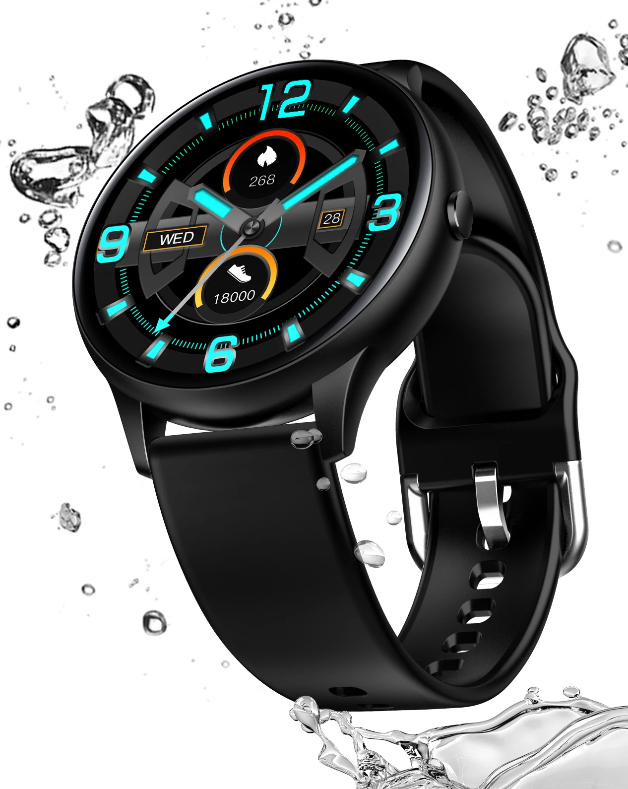 

2020 cheap price K2 SmartWatch Waterproof Fitness Tracker Blood Pressure Camera body temperature smartwatch NFC for men women