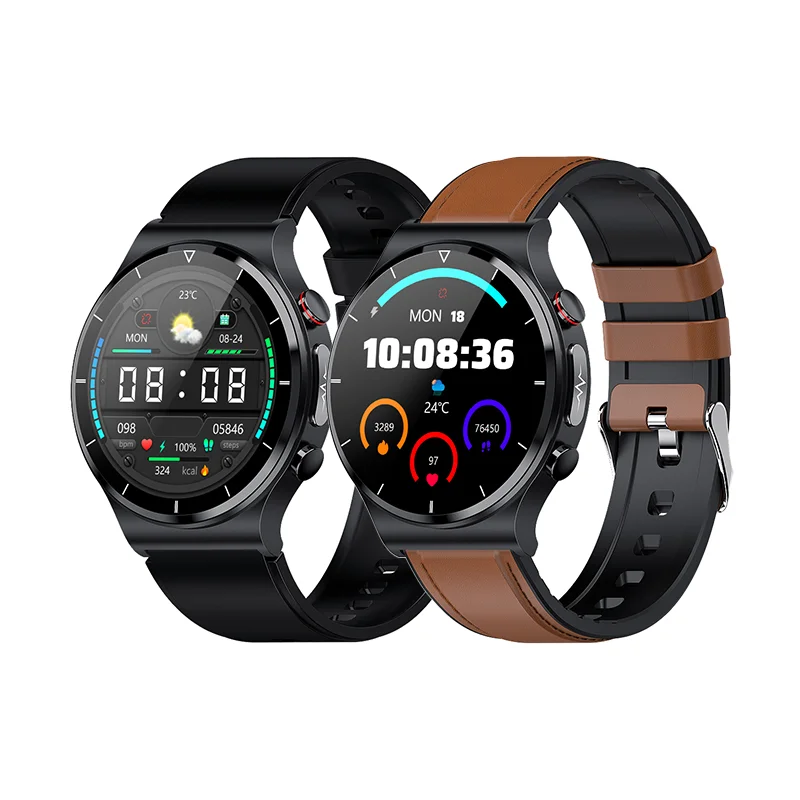 

new arrivals ECG smartwatch E88 with oxygen level monitor body temperature heart rate tracking updated E80 smart watch